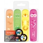 Zakreślacz KEYROAD Fluo Jungle, 1-5 mm, 4 szt., etui, mix kolor&oacute;w, Plastyka, Artykuły szkolne