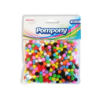 POMPONY POM34 MIX 7MM.380szt., Podkategoria, Kategoria
