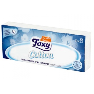 FOXY CHUSTECZKI HIGIENICZNE COTTON ULTRA 10x10szt., Podkategoria, Kategoria