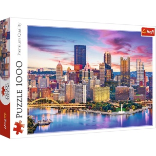 Puzzle 1000 - Pittsburgh, Pensylwania USA=, 1000 elementów, Puzzle