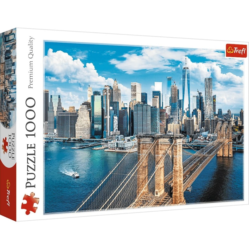 Puzzle 1000 - Most Brooklinski , Nowy jork USA=, 1000 elementów, Puzzle