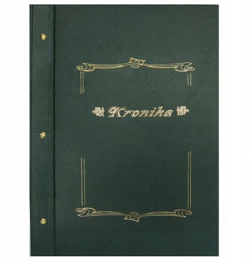 KRONIKA A4 NITY PIONOWA ZIELONA, Kroniki, Galanteria papiernicza