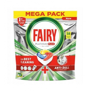 FAIRY TABLETKI DO ZMYWARKI 58szt.PLATINIUM/PLUS, Podkategoria, Kategoria