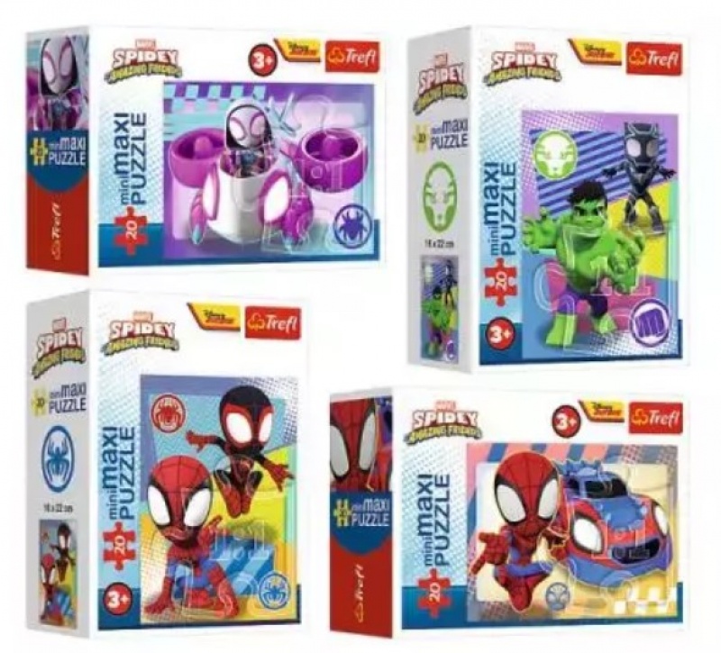 Puzzle 20 miniMaxi - Niesamowity Spidey=, Maxi, Puzzle
