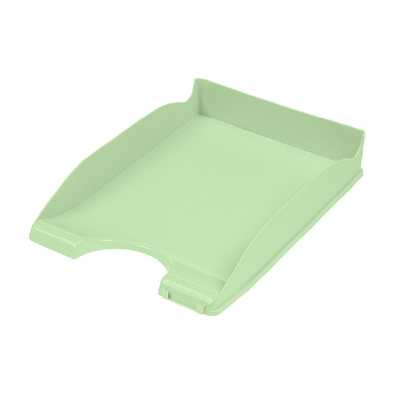 DONAU LIFE Desk Letter Tray Polystyrene Pastel Green PBS Connect 