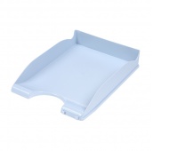DONAU LIFE Desk letter tray, polystyrene, pastel, blue
