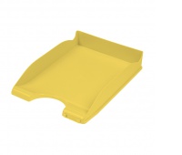 DONAU LIFE Desk letter tray, polystyrene, pastel, yellow