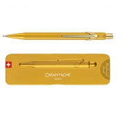 CARAN D'ACHE 844 Goldbar Mechanical Pencil in a box, gold