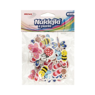 NAKLEJKI Z PIANKI PVC43 OWADY 2 50szt., Podkategoria, Kategoria
