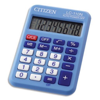 KALKULATOR CITIZEN KIESZONKOWY LC-110 8-POZ.NIEB., Podkategoria, Kategoria