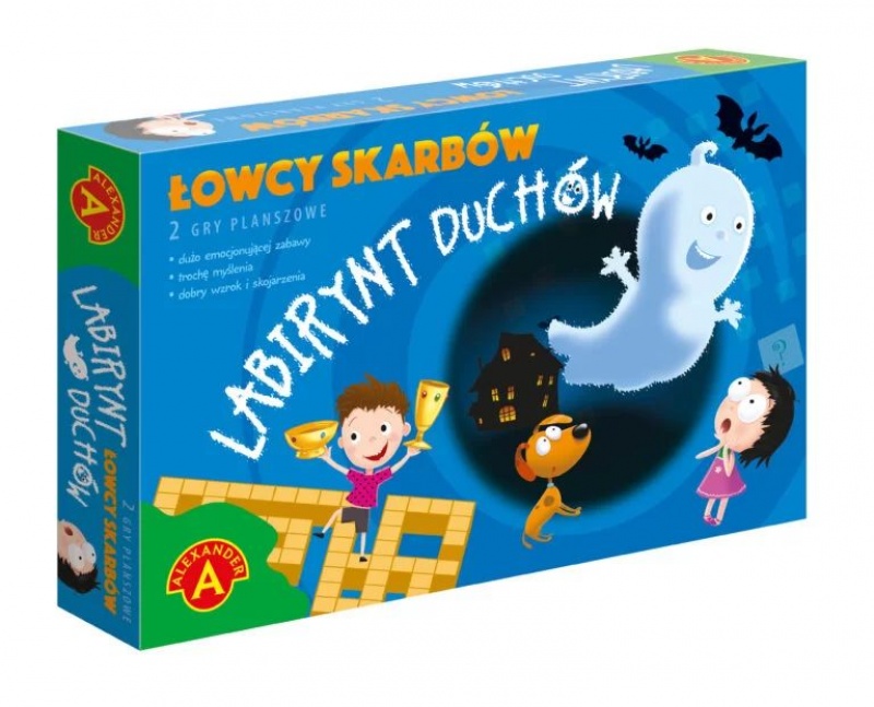 ŁOWCY SKARB&Oacute;W-LABIRYNT DUCH&Oacute;W, Planszowe, Gry