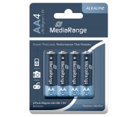 MEDIARANGE Premium Mignon AA, LR6, 1.5V alkaline batteries, 4 pcs