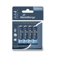 Baterie MEDIARANGE Premium Mignon AA, LR6, 1,5V, 4szt., Baterie, Urządzenia i maszyny biurowe