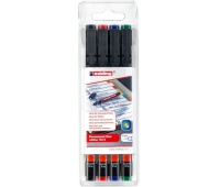 Pen permanent e-140/4 S EDDING, 0,3mm, set 4, color mix