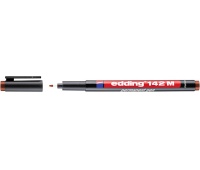 Pen permanent e-142 M EDDING, 1mm, brown