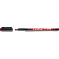 Pen permanent e-143 B EDDING, 1-3mm, red