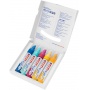Marker akrylowy szeroki e-5000 EDDING, 5-10mm, 5 szt., mix kolorów abstrakcyjnych, Markery, Artykuły do pisania i korygowania