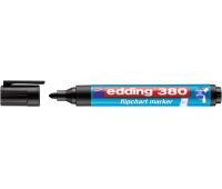 Marker do flipchartów e-380 EDDING, 1,5-3mm, czarny, Markery, Artykuły do pisania i korygowania