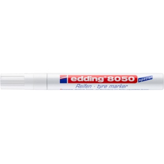 Marker do opon e-8050 EDDING, 2-4mm, biały, Markery, Artykuły do pisania i korygowania
