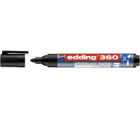 Marker do tablic e-360 EDDING, 1,5-3mm, czarny, Markery, Artykuły do pisania i korygowania