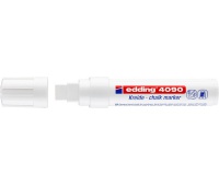 Marker kredowy e-4090 EDDING, 4-15mm, biały, Markery, Artykuły do pisania i korygowania