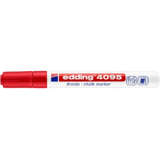 Marker kredowy e-4095 EDDING, 2-3mm, czerwony, Markery, Artykuły do pisania i korygowania