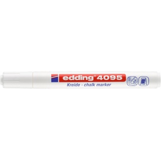 Marker kredowy e-4095 EDDING, 2-3mm, biały, Markery, Artykuły do pisania i korygowania