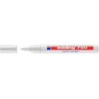 Marker olejowy e-750 EDDING, 2-4 mm, biały, Markery, Artykuły do pisania i korygowania