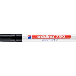 Marker olejowy e-750 EDDING, 2-4 mm, czarny, Markery, Artykuły do pisania i korygowania
