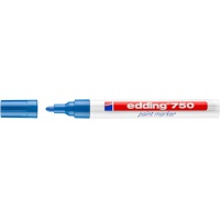 Marker olejowy e-750 EDDING, 2-4 mm, niebieski, Markery, Artykuły do pisania i korygowania