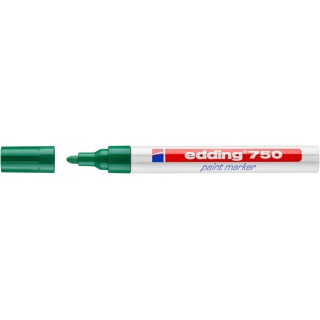 Marker olejowy e-750 EDDING, 2-4mm, zielony, Markery, Artykuły do pisania i korygowania