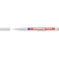 Marker olejowy e-751 EDDING, 1-2mm, biały, Markery, Artykuły do pisania i korygowania
