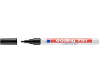 Marker olejowy e-751 EDDING, 1-2mm, czarny, Markery, Artykuły do pisania i korygowania