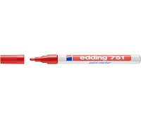 Marker paint e-751 EDDING, 1-2mm, red