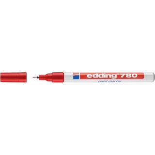 Marker olejowy e-780 EDDING, 0,8mm, czerwony, Markery, Artykuły do pisania i korygowania