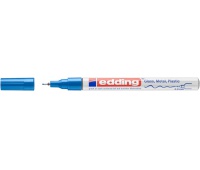 Marker olejowy e-780 EDDING, 0,8mm, niebieski połyskujący, Markery, Artykuły do pisania i korygowania
