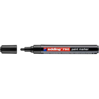 Marker olejowy e-790 EDDING, 2-3mm, czarny, Markery, Artykuły do pisania i korygowania