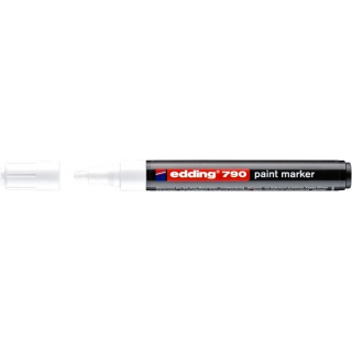 Marker olejowy e-790 EDDING, 2-3mm, biały, Markery, Artykuły do pisania i korygowania