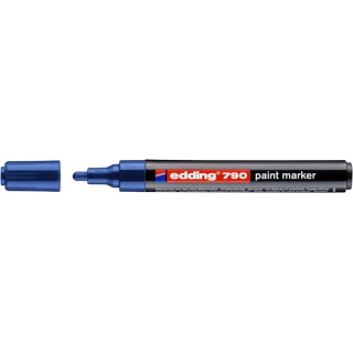 Marker olejowy e-790 EDDING, 2-3mm, niebieski, Markery, Artykuły do pisania i korygowania