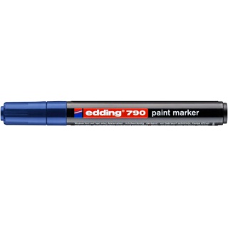Marker olejowy e-790 EDDING, 2-3mm, niebieski, Markery, Artykuły do pisania i korygowania