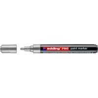 Marker olejowy e-790 EDDING, 2-3mm, srebrny, Markery, Artykuły do pisania i korygowania