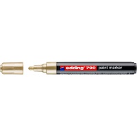Marker olejowy e-790 EDDING, 2-3mm, złoty, Markery, Artykuły do pisania i korygowania