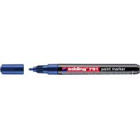 Marker olejowy e-791 EDDING, 1-2mm, niebieski, Markery, Artykuły do pisania i korygowania