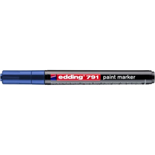 Marker olejowy e-791 EDDING, 1-2mm, niebieski, Markery, Artykuły do pisania i korygowania