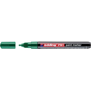 Marker olejowy e-791 EDDING, 1-2mm, zielony, Markery, Artykuły do pisania i korygowania