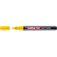 Marker olejowy e-791 EDDING, 1-2mm, żółty, Markery, Artykuły do pisania i korygowania