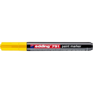 Marker olejowy e-791 EDDING, 1-2mm, żółty, Markery, Artykuły do pisania i korygowania
