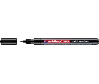 Marker olejowy e-791 EDDING, 1-2mm, czarny, Markery, Artykuły do pisania i korygowania