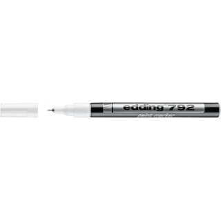 Marker olejowy e-792 EDDING, 0,8 mm, biały, Markery, Artykuły do pisania i korygowania