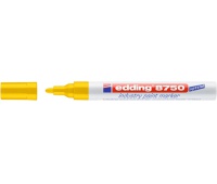Marker olejowy przemysłowy e-8750 EDDING, 2-4mm, żółty, Markery, Artykuły do pisania i korygowania